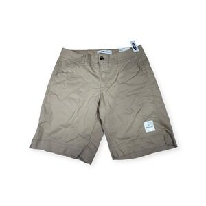 Old‎ Navy Everyday Shorts Mid-Rise Bermuda Khaki Chino Shorts Size 10